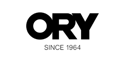 Logotipo de ORY, marca consolidada desde 1964 en moda baño y lencería, ideal para quienes buscan un bikini en Torremolinos.